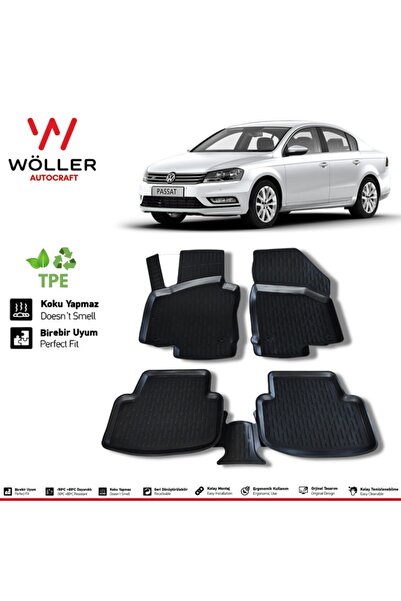 wöller Volkswagen Passat B7 Paspas 2011 2014 Arası 3d Havuzlu Paspas