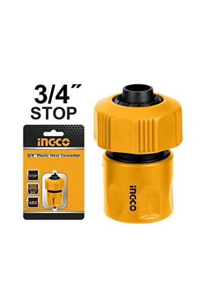 Ingco -"plastık Stop Fonksıyonlu 3/4"" Hortum Konnektörü"