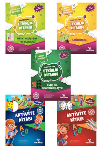 yeti kitap Dikkat Güçlendirme Seti Plus 5 Yaş