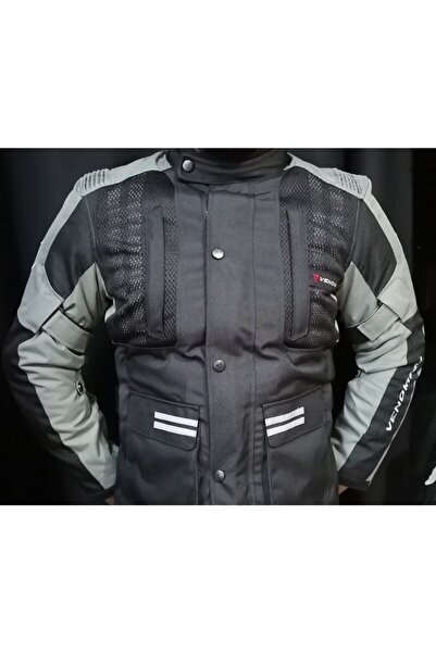 VENOM Erkek Siyah Tourex Touring Motosiklet Montu