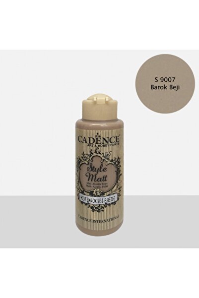 Cadence S9007 Barok Bej Mat Akrilik Boya
