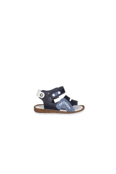 Şirin Bebe Sırın Bebe Nakışlı Erkek Bebe Mavi Lacivert Çocuk Sandalet(1 NUMAR...