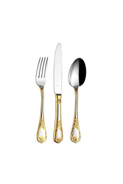 Aryıldız Pera Prestige Gold 89 Piece Cutlery Set