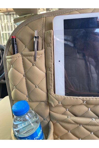 gönen deri Oto Koltuk Arkası Organızer / Koruyucusu + Kalemlık + 5 Yıl Garantı