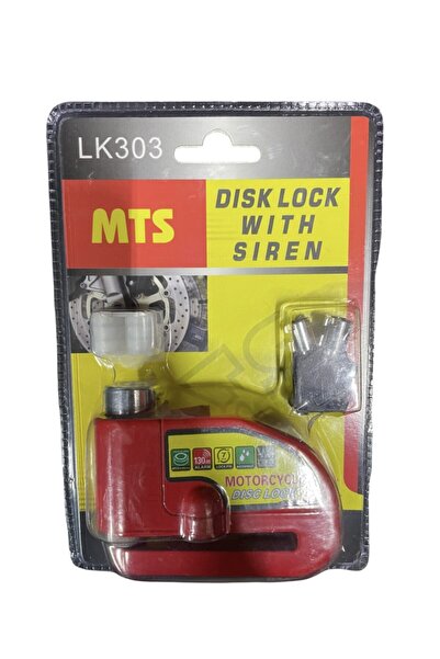 LOCK Motorsiklet Alarmlı Disk Kilit 130db Çelik Alaşım