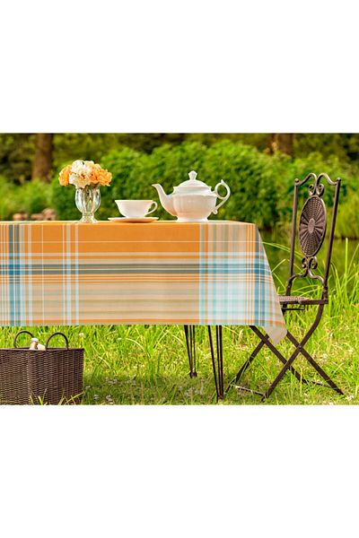 Madame Coco Farrant Yellow PVC Tablecloth - 100x140 cm
