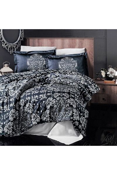 ALTINBAŞAK HOME COLLECTİON Σετ Παπλωματοθήκη από Βαμβακερό Σατέν Benigna Double