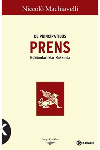 Genel Markalar Prens - De Principatibus / Niccolo Machiavelli / Kabalcı Yayın...
