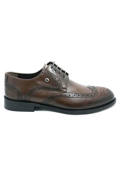 Pierre Cardin 120724 Ανδρικά παπούτσια σόλας καφέ Neolite