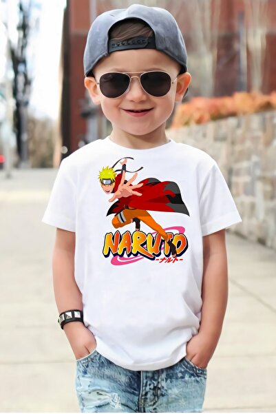 ScubaPromoTurkey Naruto Shippuden Nine organska majica za dečake sa printom