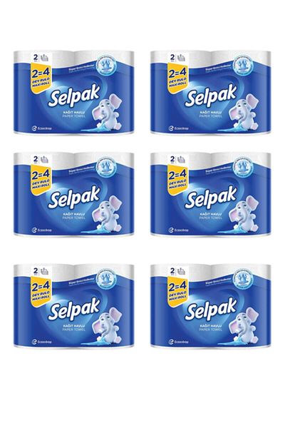Selpak Giant Roll Paper Towels 12 Pieces