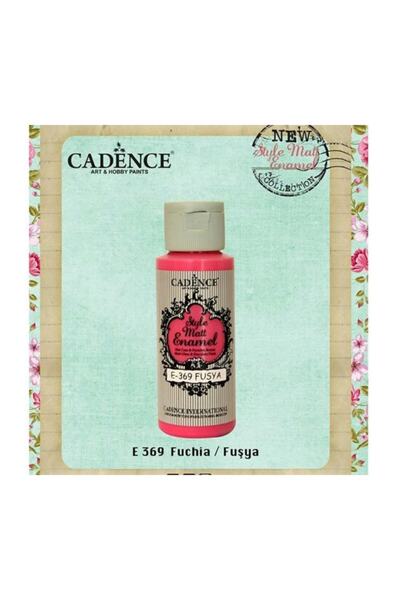 Cadence Style Matt Enamel Cam & Porselen Boyası 59 Ml. E-369 Fuşya