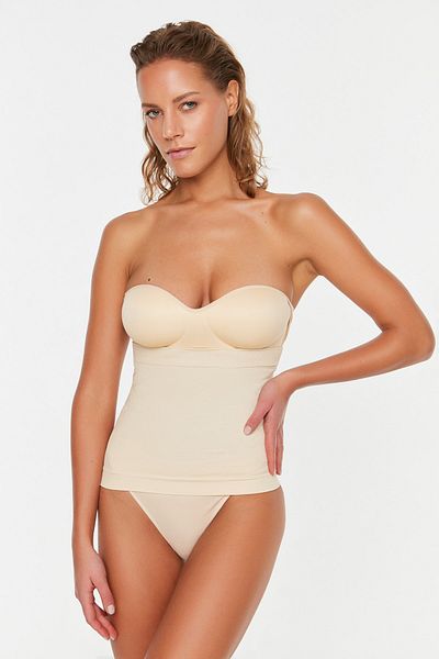 Trendyol Collection Korsage - Beige - Unifarben
