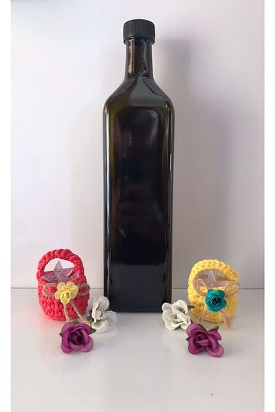Şişecam 1lt Maraska Dark Glass Bottle 24 Pieces