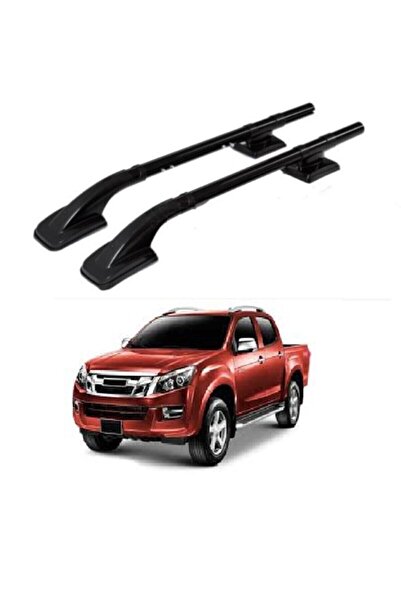 GÜRAKS Isuzu Dmax 2012-2016 Uyumlu Ara Atkısız Tavan Çıtası Port Bagaj Siyah