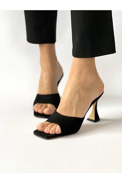 Ömer Ediz Shoes النعال من جلد الغزال الأسود
