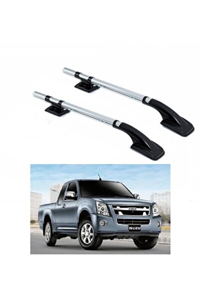 GÜRAKS Isuzu Dmax 2003-2012 Uyumlu Ara Atkısız Tavan Çıtası Port Bagaj Nikel