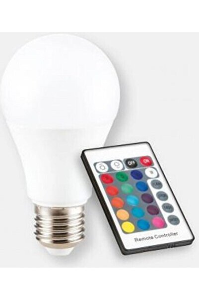 Cata Renkli Ampul Led Ampul Uzaktan Kumandalı Rgb E27