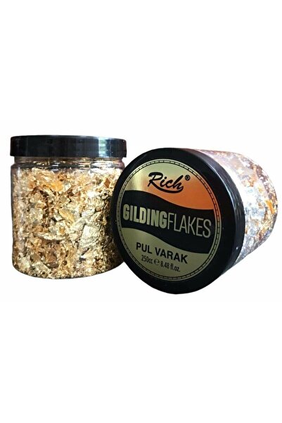 Rich Gilding Flakes Pul Varak 250 Cc Altın