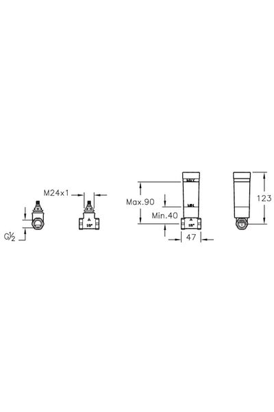VitrA A41441 Concealed Stop Valve, Concealed Group