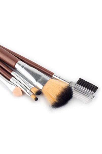 SİSA Cosmetics Smeđi set četkica od 5 delova