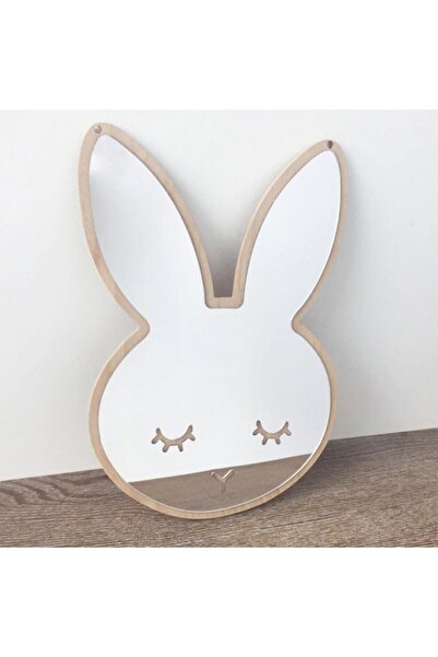 Pembe Ağaç Tasarım Atölyesi Sleepy Rabbıt  Uyuyan Tatlı Tavşan Çocuk Odası Pl...