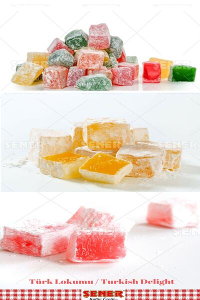 Şener 3 Kg Sade & Güllü & Kuş Karışık Lokum