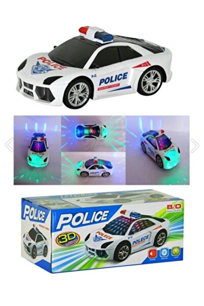 Genel Markalar Diyarı Oyuncak Polis Arabası Pilli Çarptıkça Yön Değiştiren Iş...
