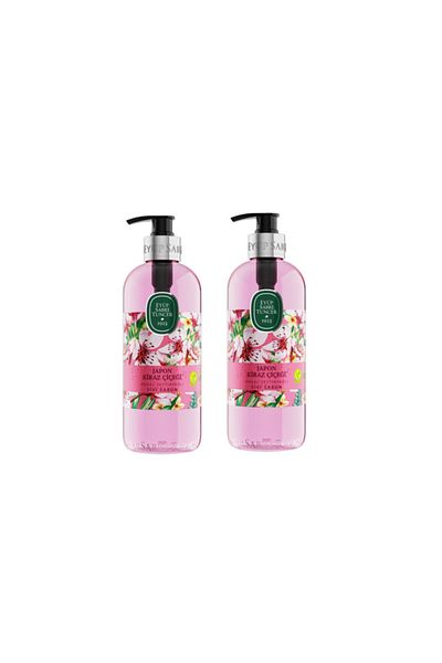 Eyüp Sabri Japan Cherry Blossom Patterned Liquid Soap - 500 Mlx2