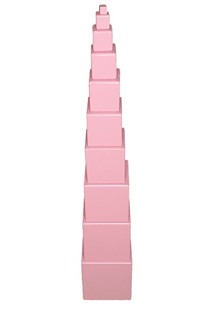 kırtkırt ahşap Montessori Pembe Kule