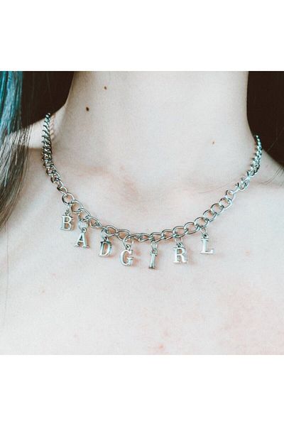 Kirpi Bad Girl Chain Necklace ( Short )