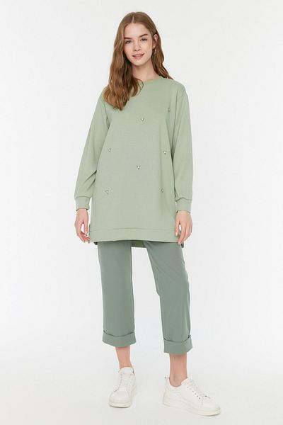 Trendyol Modest Tunic - Green - Regular fit