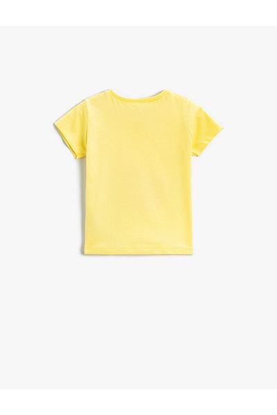 Koton Cotton Short Sleeve Watermelon Printed Girl's T-shirt