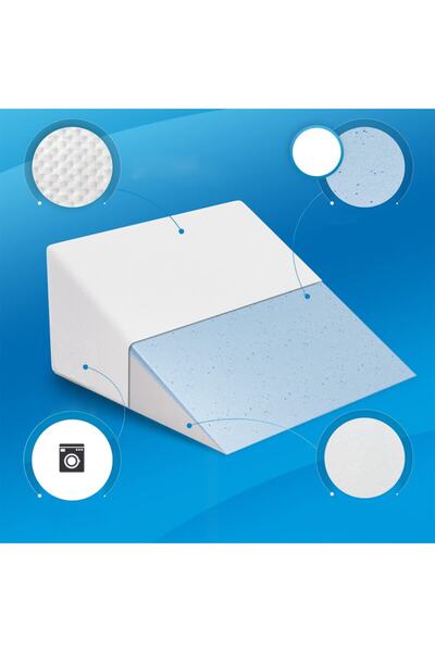 Heyner Reflü Yastık - Cotton Visco Ortopedik Reflü Yastığı Reflü Yastık