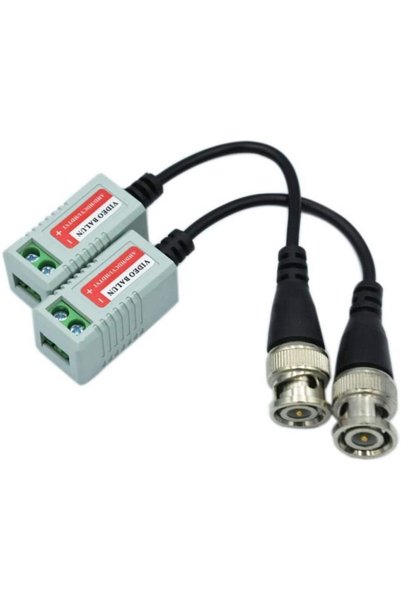 MOLIX Bnc Video Balun Pasif Sinyal Alıcı-vericileri Hd-cvı/tvı/ahd Cctv Güvenlik Kamerası Cat5/5e/6