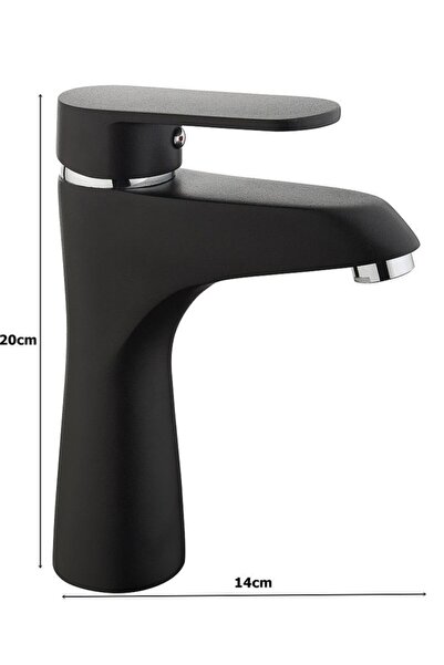 Vilas Storm New Deluxe Long Black Bathroom Faucet Sink Faucet