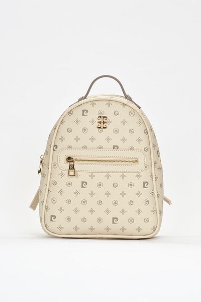 Pierre Cardin Γυναικείο σακίδιο πλάτης Beige Monogram 05PO22Y1541