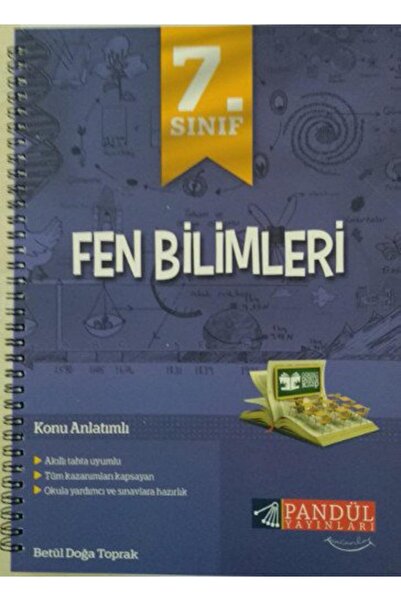 Pandül Yayınları 7.sınıf Fen Bilimleri Defteri