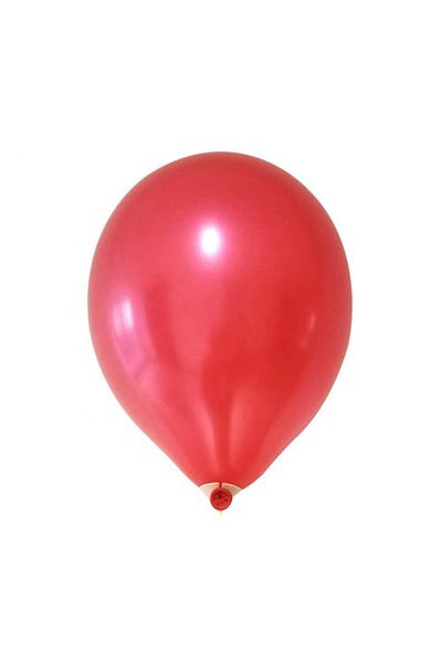 Patladı Gitti 12 Inch Metallic Red Balloon 10 Pieces