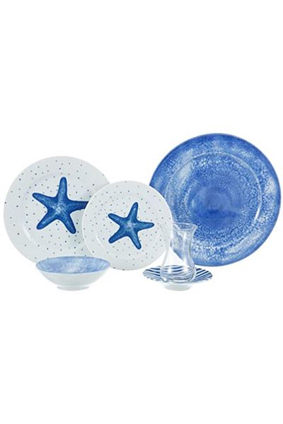 Porland Starfish 36 Piece Breakfast Set
