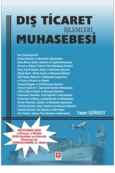 Genel Markalar Dış Ticaret Işlemleri Muhasebesi