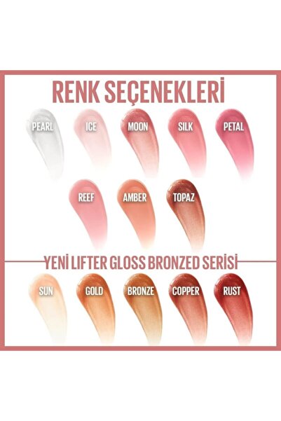 Maybelline New York Maybelline Lifter Gloss Lipgloss 16 Rust Dudak Parlatıcısı