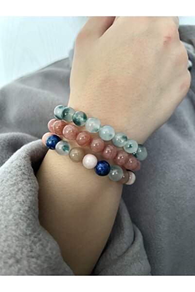 Padore Accessory Kadın - Jade Doğal Taşlı 3 Adet Çok Şık Doğal Taş Bileklik | Handmade, Sakinliğin Sembolü!