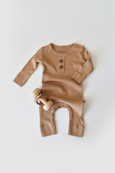 BabyCosy Unisex Baby Modal Long Sleeve Jumpsuit Anti-Sweat Organic Baby Jumpsuit