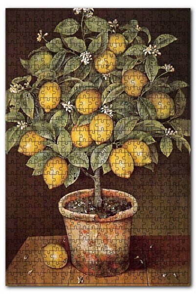 Cakapuzzle صورة شجرة الليمون في وعاء الصور المقطوعة 1000 قطعة أحجية الصور الم...