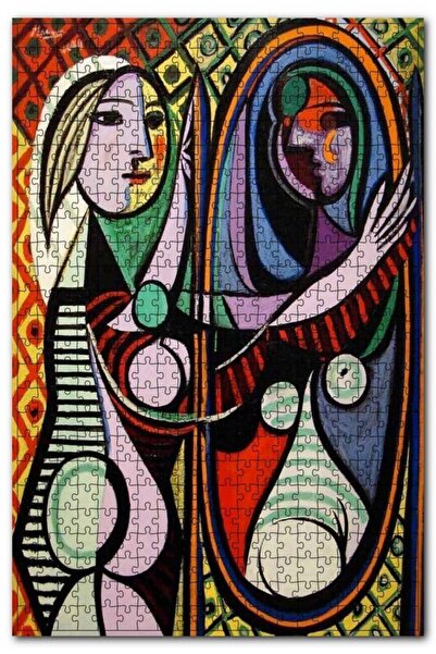 Cakapuzzle بابلو بيكاسو 1932 "الفتاة قبل مرآة" 500 قطعة بازل قطع خشبية