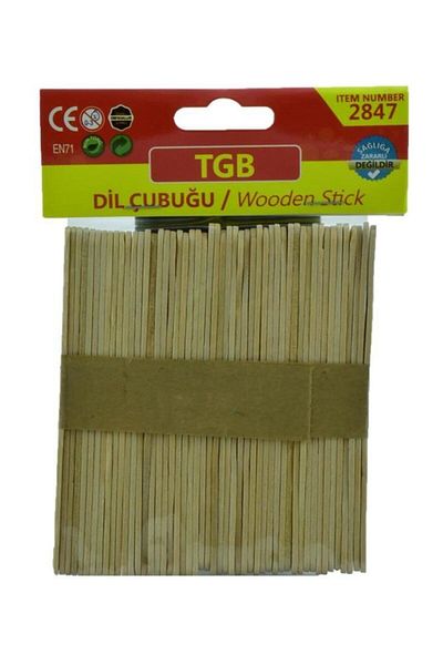 TGB Thin Tongue Stick 50 Pieces -2847 Çx
