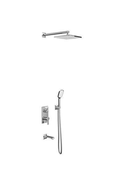 TESKA Ciera Three Way Pprc Body Concealed Bathroom Faucet - White