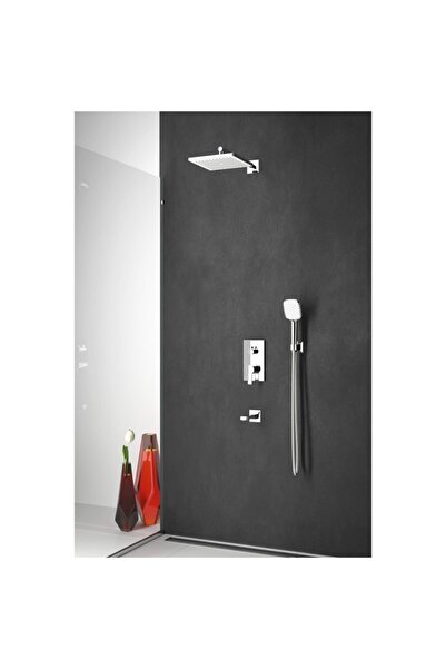 TESKA Ciera Three Way Pprc Body Concealed Bathroom Faucet - White