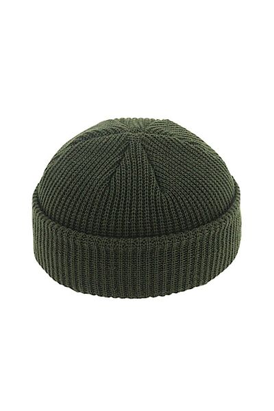 BoboStores Plain Color Skull Beanie Khaki